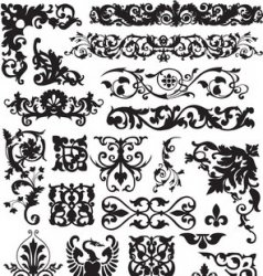 Vector Pack Ornament Brushes #2. ����� ��� Photoshop