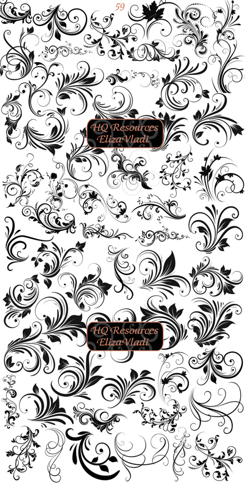 Spring swirls Brushes