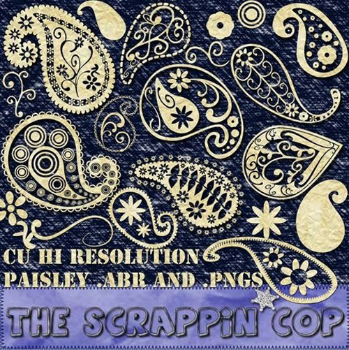 Brushes for Photoshop - Funky Paisley Brushes for Photoshop - Funky Paisley