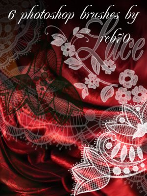 Lace brushes for Adobe Photoshop