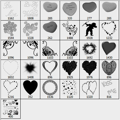 St.Valentine's Day LOVE Brushes St.Valentine's Day LOVE Brushes