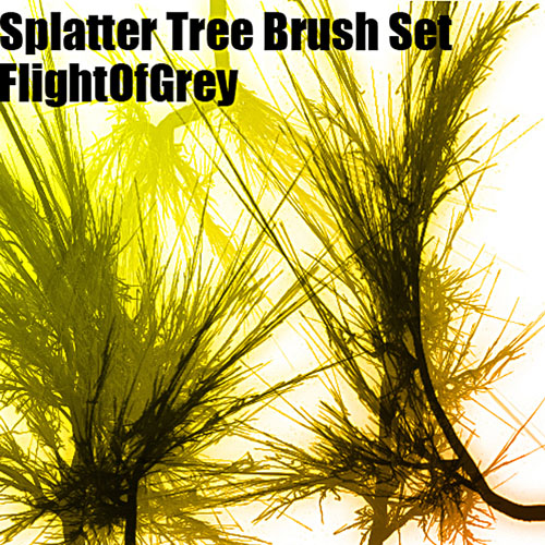 Brushes for Photoshop - Splatter Tree Brushes for Photoshop - Splatter Tree