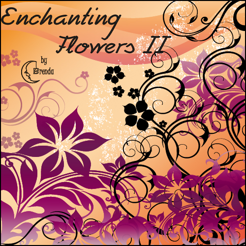 Кисти для Photoshop - Enchanting Flowers II by Brenda Кисти для Photoshop - Enchanting Flowers II by Brenda