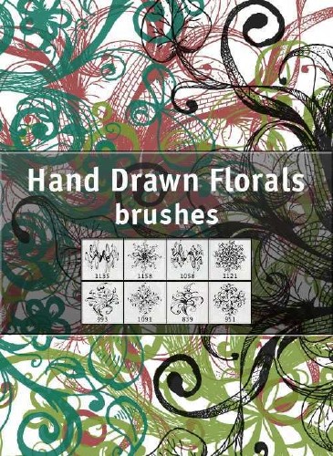 Hand Drawn Florals Brushes Hand Drawn Florals Brushes