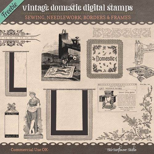 Vintage Stamps No. 10 Vintage Stamps No. 10