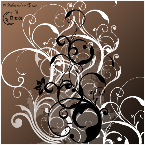 Кисти для Photoshop - Swirls Brushes by Brenda Кисти для Photoshop - Swirls Brushes by Brenda
