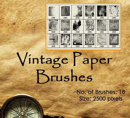 Vintage Paper Brush