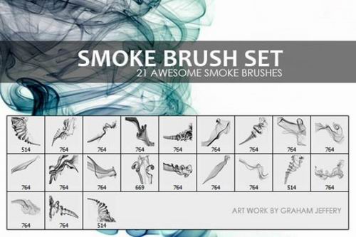 Smoke brush set Smoke brush set