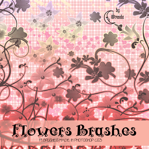 Кисти для Photoshop - Flowers Brushes by Brenda Кисти для Photoshop - Flowers Brushes by Brenda