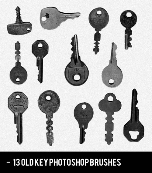 Brushes for Photoshop - Realistic Old Key Brushes for Photoshop - Realistic Old Key