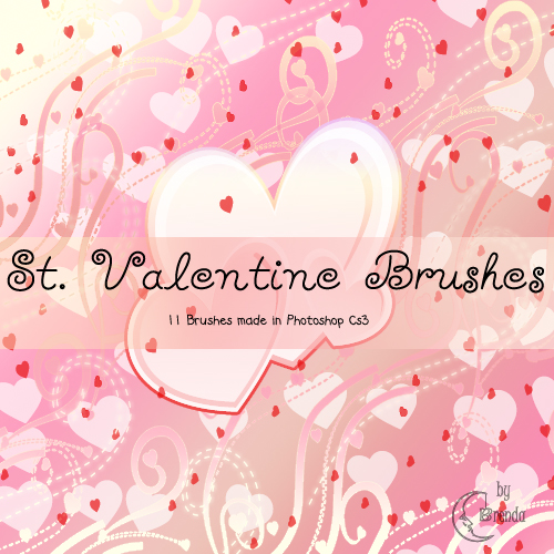 Кисти для Photoshop - St. Valentine Brushes by Brenda Кисти для Photoshop - St. Valentine Brushes by Brenda