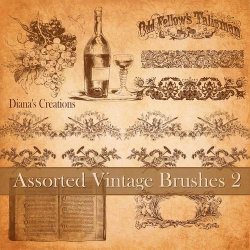 Assorted Vintage Brushes 2