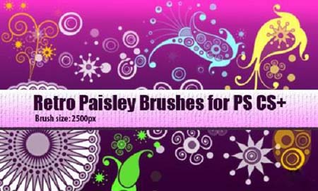 Retro Photoshop Brushes Sets