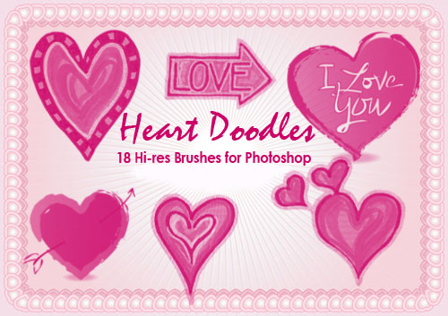 18 Heart Doodles