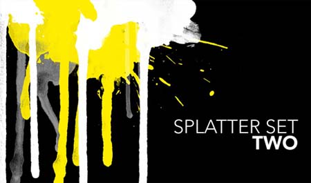 Splatter Photoshop Brushes Set Two Splatter Photoshop Brushes Set Two
