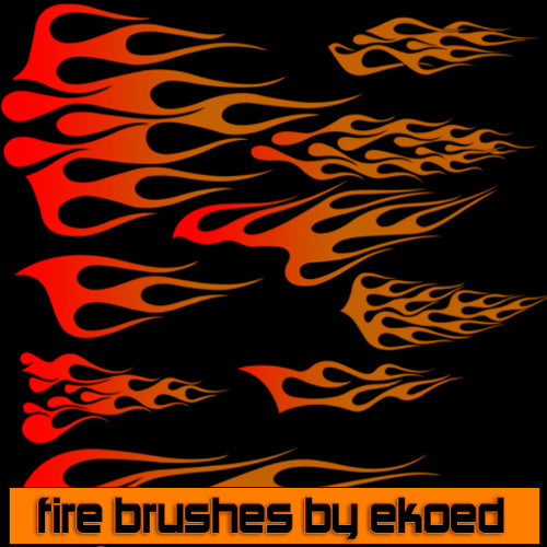 Fire Brushes by ekoed Fire Brushes by ekoed