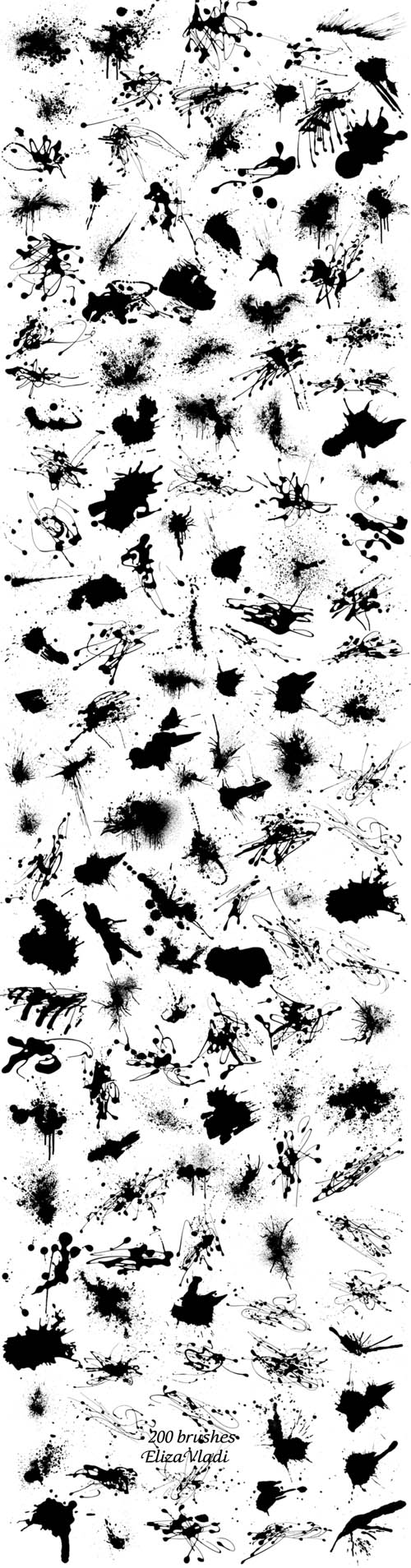 Heavy Ink Splattz Brushes