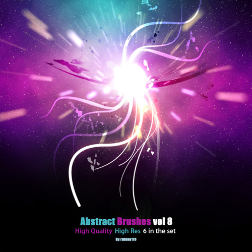 Abstract Brushes Vol 8 by rubina119