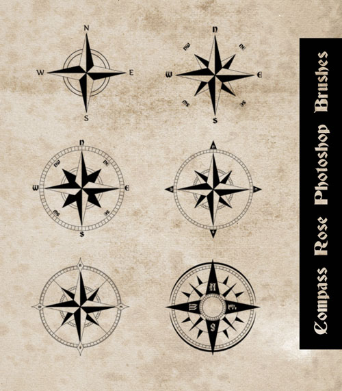 Brushes for Photoshop - Compass Rose Brushes for Photoshop - Compass Rose