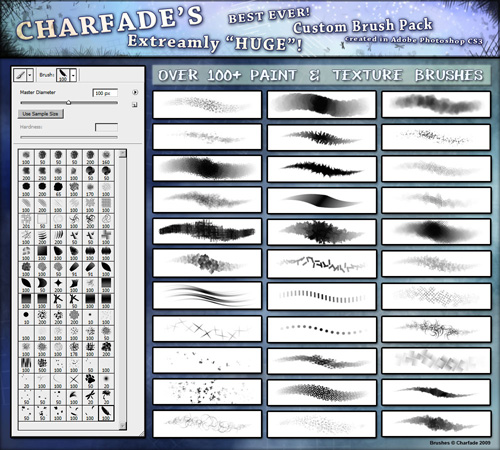 Charfades Painter Brushes
