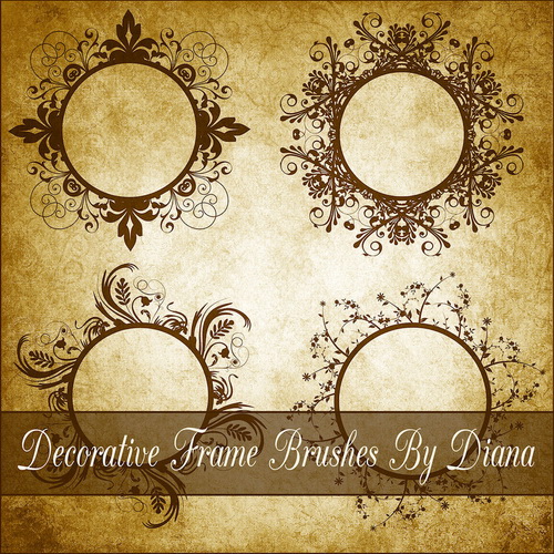 Decor Frame Brushes 5  By Diana Creations   -  5