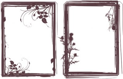 Grungy Frames Brushes. ����� ��� Photoshop