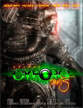 Кисти для фотошопа - Rons Cyborg Parts (2011) Кисти для фотошопа - Rons Cyborg Parts (2011)