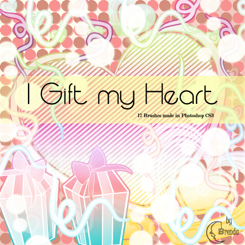 Кисти для Photoshop - I Gift My Heart Brushes by Brenda Кисти для Photoshop - I Gift My Heart Brushes by Brenda