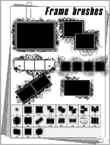 Frame Brush Pack Frame Brush Pack