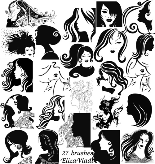 pretty woman brushes