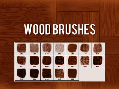 Wood Brushes for Photoshop Wood Brushes for Photoshop