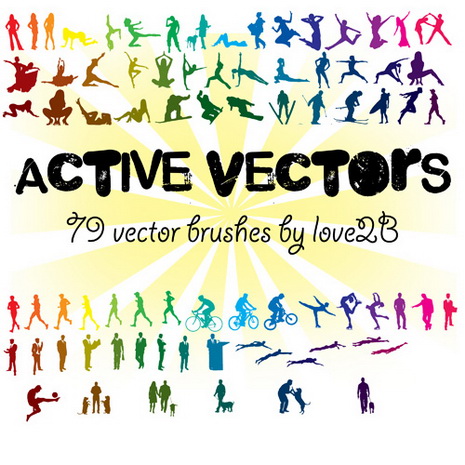 People Vector Brushes