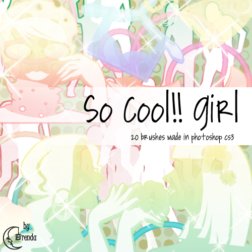 Кисти для Photoshop - So Cool Girl Brushes by Brenda Кисти для Photoshop - So Cool Girl Brushes by Brenda