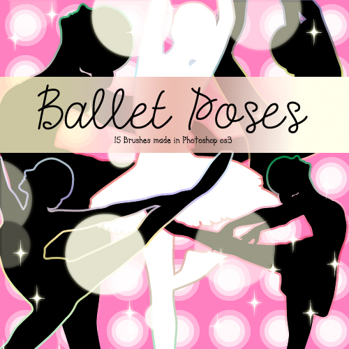 Кисти для Photoshop - Ballet Poses Brushes by Brenda Кисти для Photoshop - Ballet Poses Brushes by Brenda