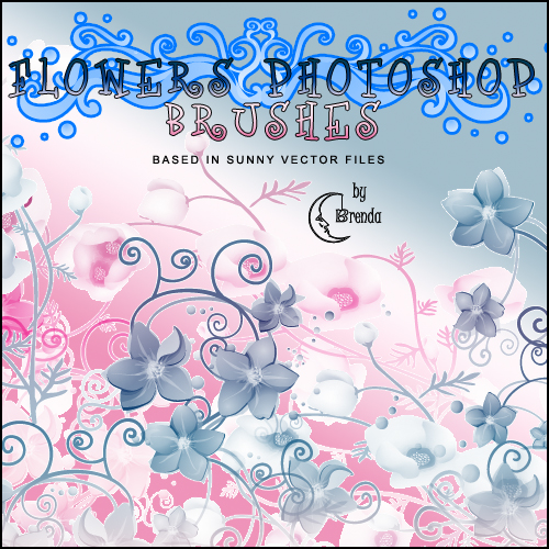 Кисти для Photoshop - Deco Flowers Brushes by Brenda Кисти для Photoshop - Deco Flowers Brushes by Brenda