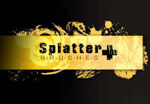 Splatter Plus - Photoshop Brushes