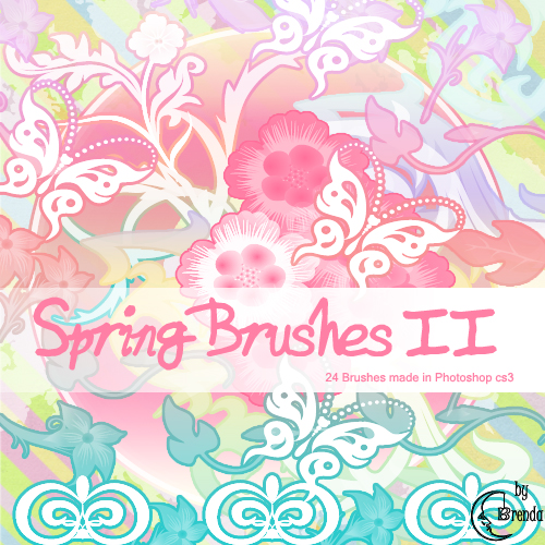 Кисти для Photoshop - Spring Brushes II by Brenda Кисти для Photoshop - Spring Brushes II by Brenda