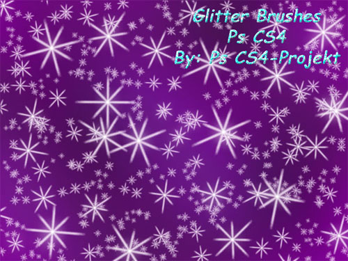 Brushes for Photoshop - Glitter Ps CS4 Brushes for Photoshop - Glitter Ps CS4