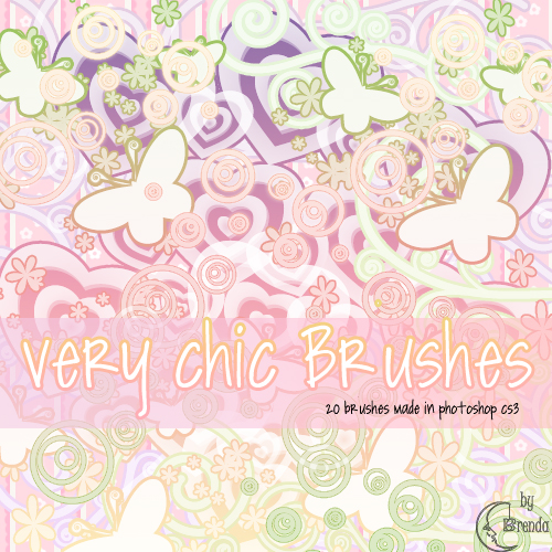 Кисти для Photoshop - Very Chic Brushes by Brenda Кисти для Photoshop - Very Chic Brushes by Brenda