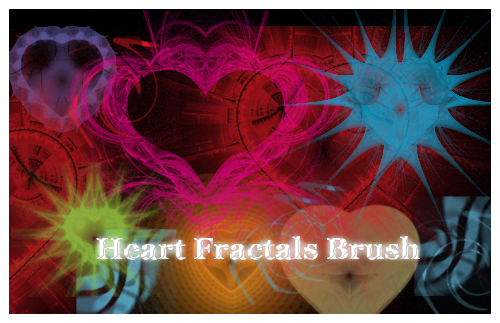Кисти для Photoshop - Heart Fractal Brushes Кисти для Photoshop - Heart Fractal Brushes
