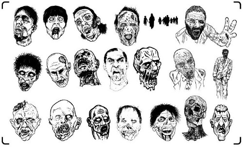 Zombie Brush Pack Zombie Brush Pack