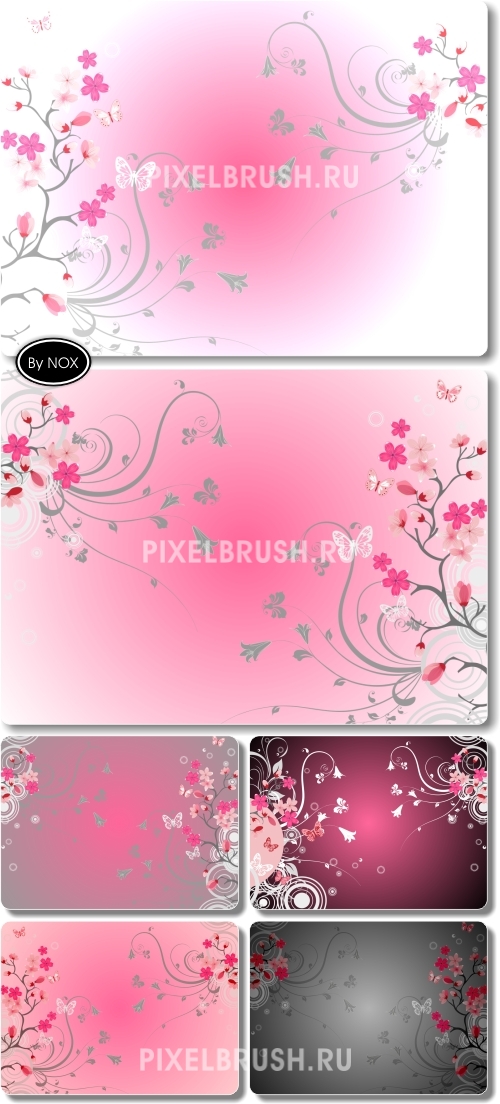 Flower Pattern Backgrounds - ��������� �����, ����