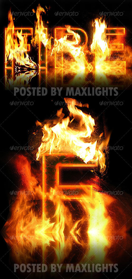 Fire Text Creator Template Fire Text Creator Template