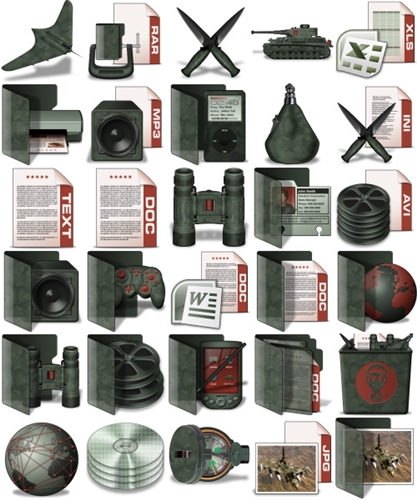 Camouflage Icons Camouflage Icons