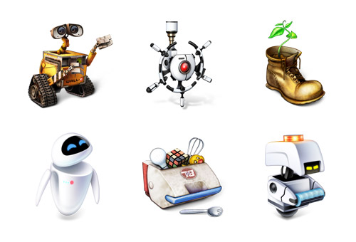 Wall-E Icons Wall-E Icons