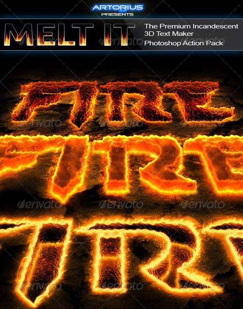 GraphicRiver - Melt It - The Premium Incandescent 3D Text Maker 162005 GraphicRiver - Melt It - The Premium Incandescent 3D Text Maker 162005