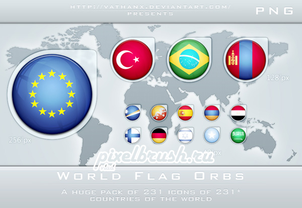 World Flag Icons - Флаги стран мира (Иконки) World Flag Icons - Флаги стран мира (Иконки)