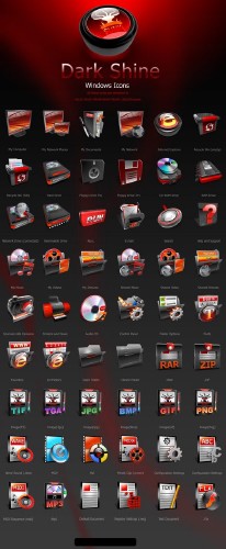 Dark Shine Icons Dark Shine Icons