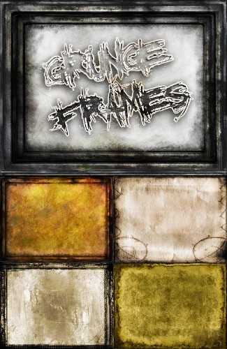 Framework in the style of grunge Framework in the style of grunge