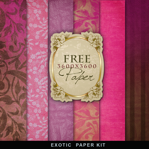 ��� � Exotic Paper Kit
